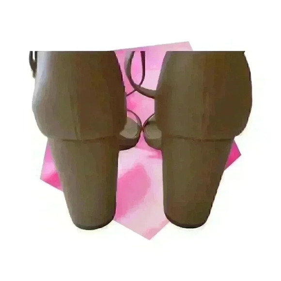 DREAM PAIRS Women's Chunk Low Heel Pump Sandals Size 8 - Picture 7 of 8